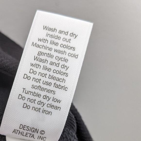 Athleta Black Trailsetter Motion Ankle Zip Ponte Moto Pants With Pockets Size 6 - Picture 9 of 9